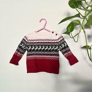 Knit baby sweater